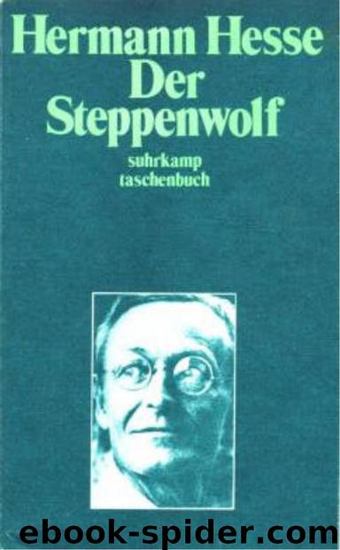 Der Steppenwolf by Hermann Hesse