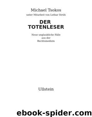 Der Totenleser by Tsokos Michael