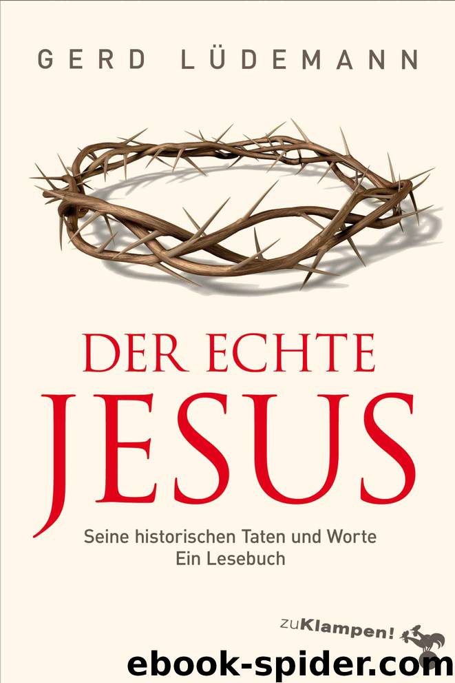 Der echte Jesus (B00HQN47J4) by Gerd Lüdemann