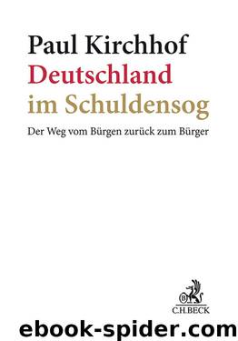 Deutschland im Schuldensog by Paul Kirchhof