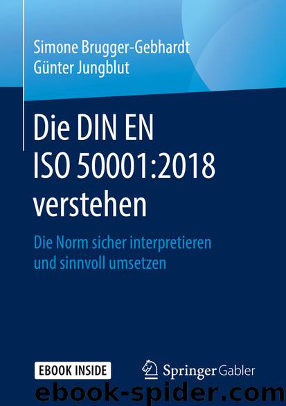 Die DIN EN ISO 50001:2018 verstehen by Simone Brugger-Gebhardt & Günter Jungblut