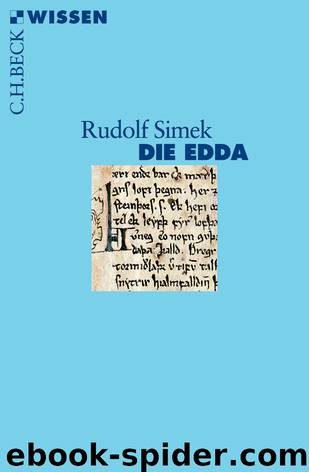 Die Edda by Simek Rudolf