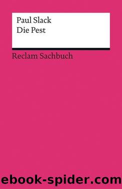 Die Pest: Reclam Sachbuch (German Edition) by Paul Slack