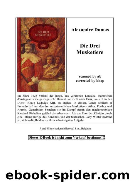 Die drei Musketiere by Alexandre Dumas
