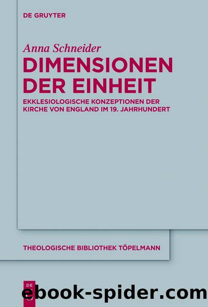 Dimensionen der Einheit by Anna Schneider