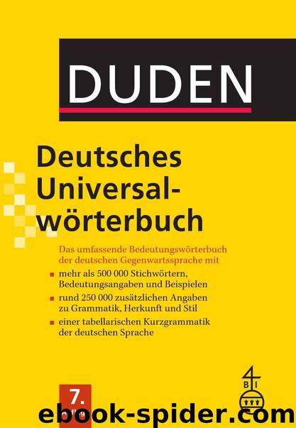 Duden Deutsches Universalwörterbuch by Duden