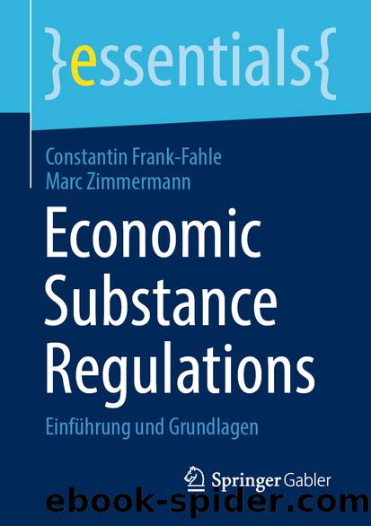 Economic Substance Regulations by Constantin Frank-Fahle & Marc Zimmermann
