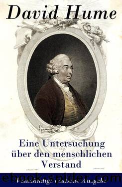 Eine Untersuchung über den menschlichen Verstand - Vollständige deutsche Ausgabe by David Hume