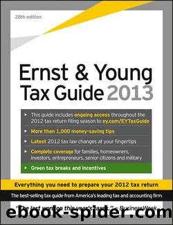 Ernst & Young Tax Guide 2013 by Ernst & Young