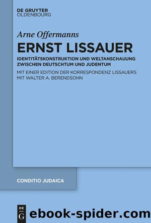 Ernst Lissauer by Arne Offermanns