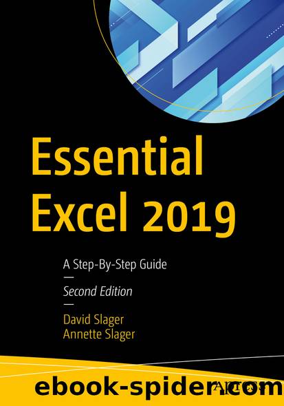 Essential Excel 2019 by David Slager & Annette Slager