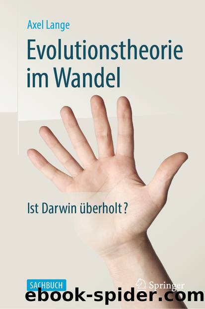 Evolutionstheorie im Wandel by Axel Lange