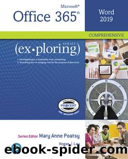 Exploring Microsoft Word 2019 Comprehensive by Mary Anne Poatsy