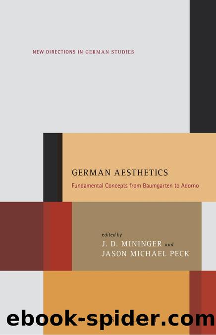 German Aesthetics by Mininger J. D.; Peck Jason Michael;