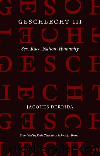 Geschlecht III by Jacques Derrida