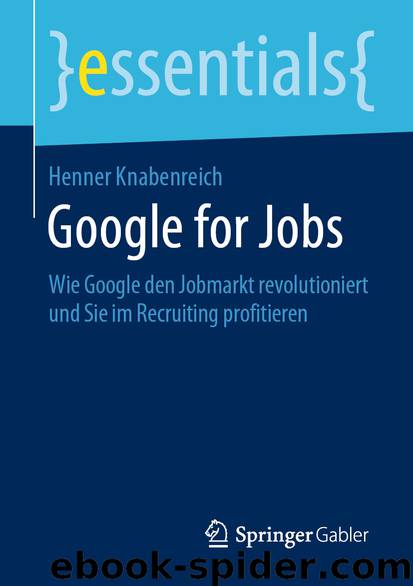 Google for Jobs by Henner Knabenreich
