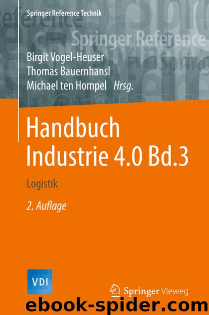 Handbuch Industrie 4.0 Bd.3 by Birgit Vogel-Heuser Thomas Bauernhansl & Michael ten Hompel