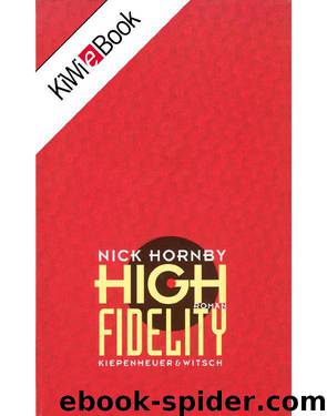 High Fidelity (German Edition) by Hornby Nick