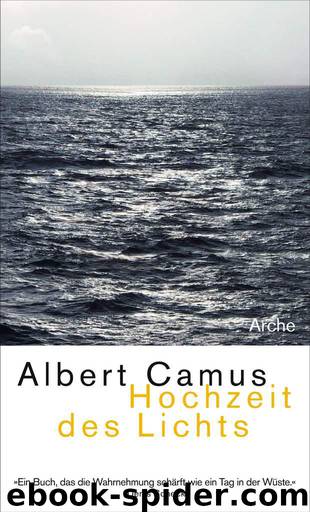 Hochzeit des Lichts (German Edition) by Camus Albert