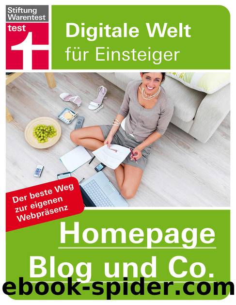 Homepage, Blog und Co. by Stiftung Warentest