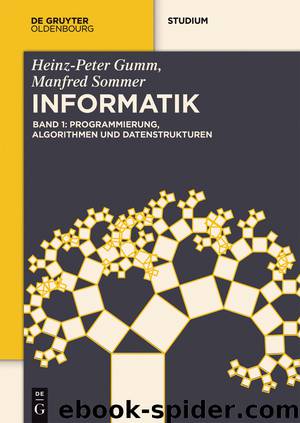Informatik by Heinz-Peter Gumm Manfred Sommer