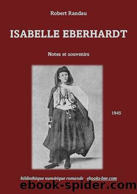 Isabelle Eberhardt by Robert Randau