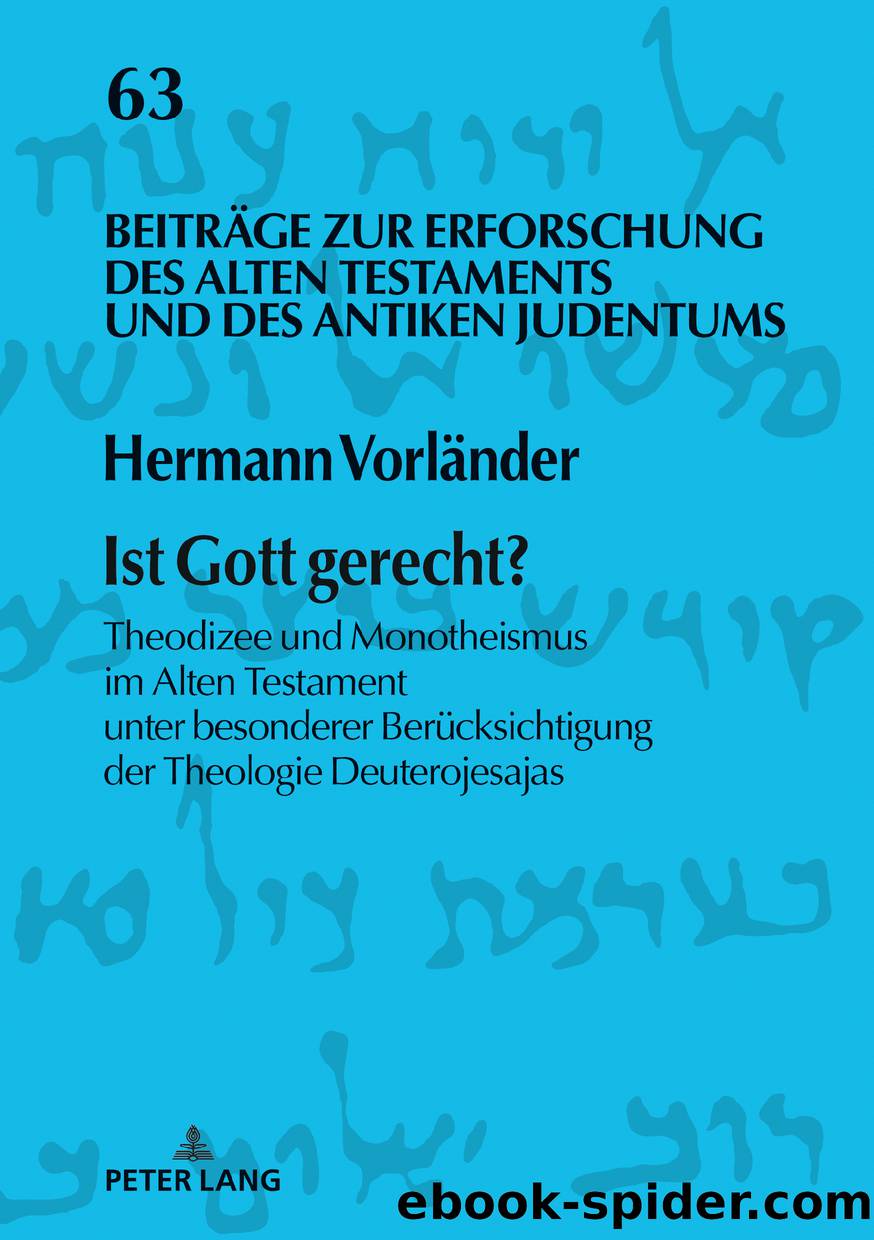 Ist Gott gerecht? by Hermann Vorlnder;