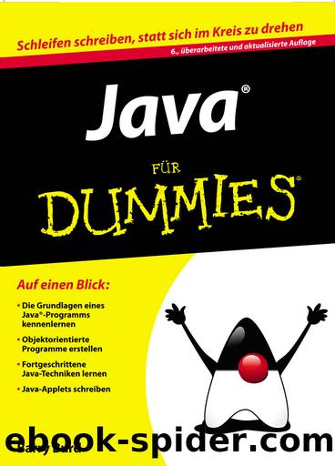 Java fÃ¼r Dummies by Barry Burd