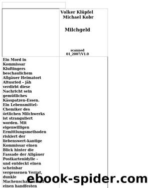 Kluftinger - Milchgeld by Kluepfel Volker & Kobr Michael
