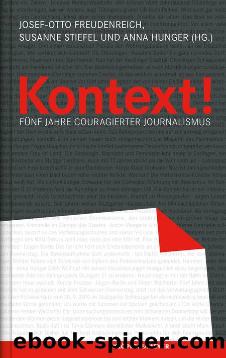 Kontext! by Josef-Otto Freudenreich Susanne Stiefel und Anna Hunger (Hrsg.)