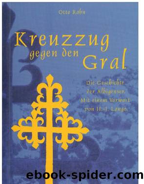 Kreuzzug gegen den Gral by Otto Rahn