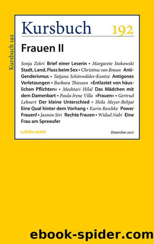 Kursbuch 192 â Frauen II by Peter Felixberger (Hrsg.) & Armin Nassehi (Hrsg.)