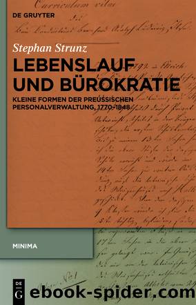 Lebenslauf und BÃ¼rokratie by Stephan Strunz