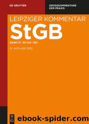 Leipziger Kommentar by Walter de Gruyter