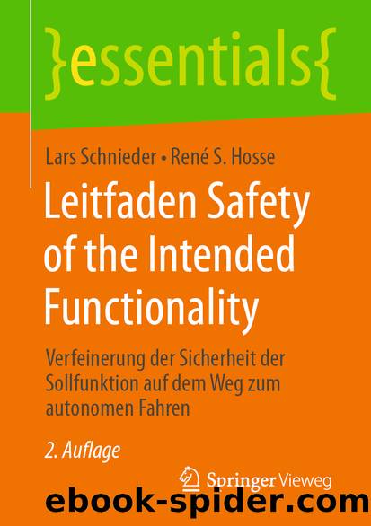 Leitfaden Safety of the Intended Functionality by Lars Schnieder & René S. Hosse