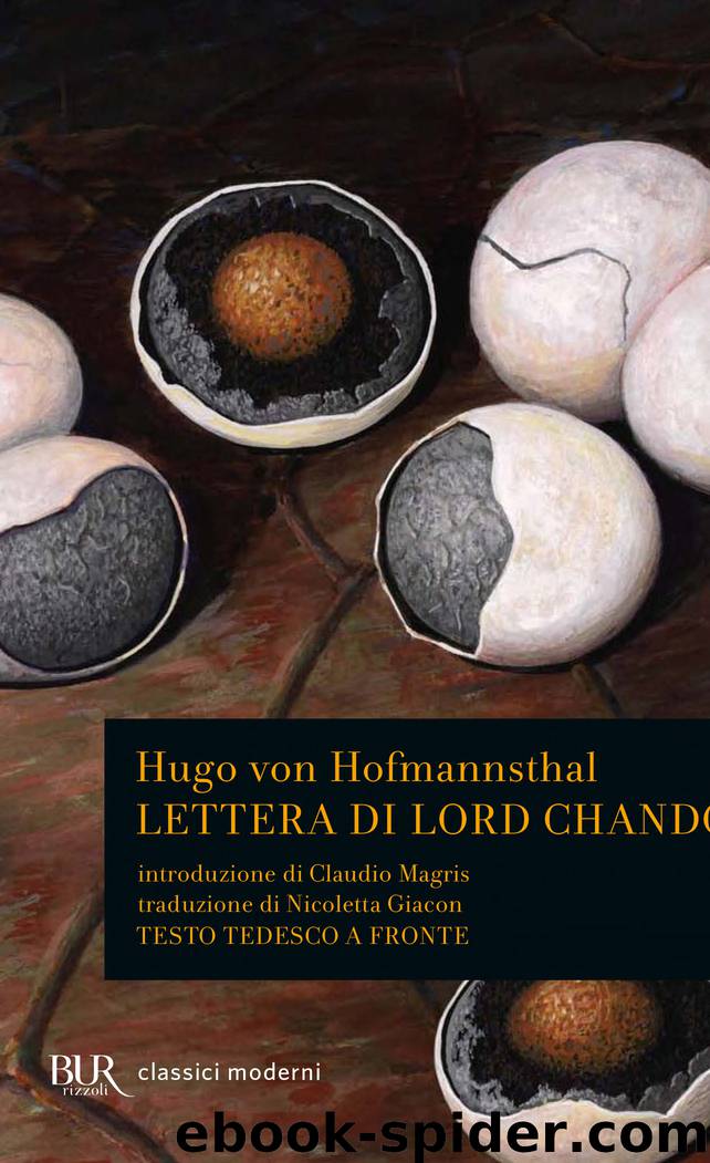 Lettera di Lord Chandos by Hofmannsthal Hugo von