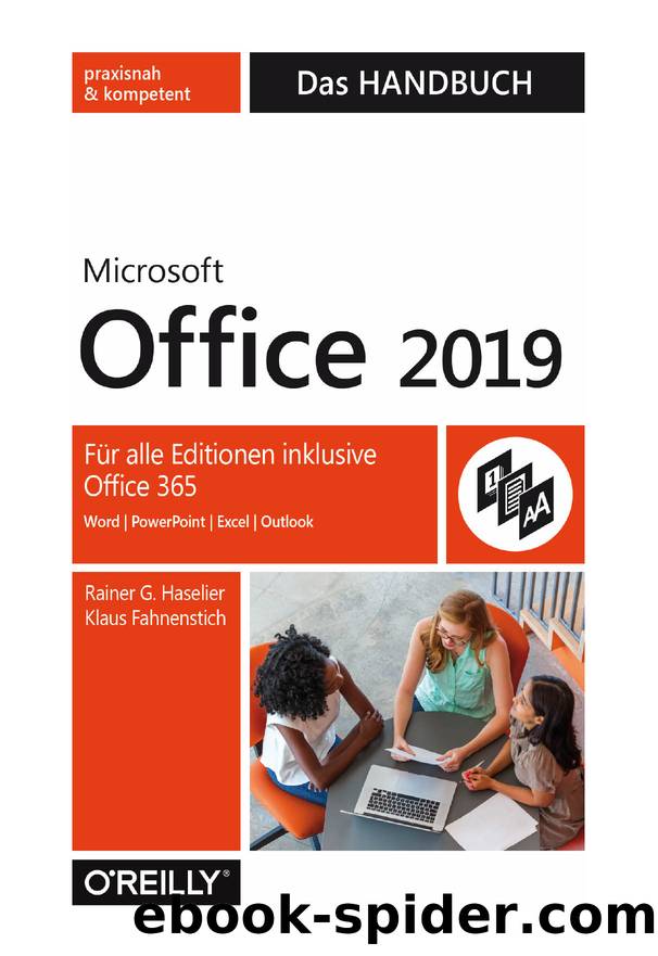 Microsoft Office 2019 â Das Handbuch by Klaus Fahnenstich