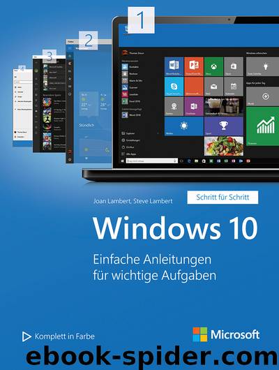Microsoft Windows 10 - Schritt für Schritt by Joan Lambert