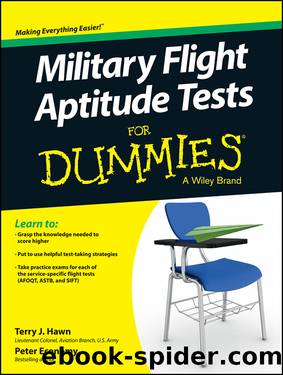 Military Flight Aptitude Tests For Dummies by Terry J. Hawn