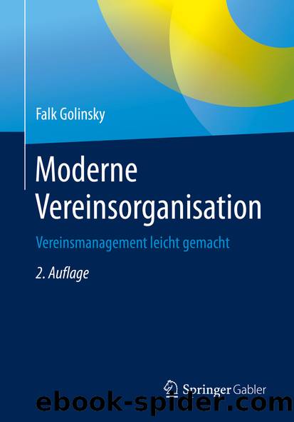 Moderne Vereinsorganisation by Falk Golinsky