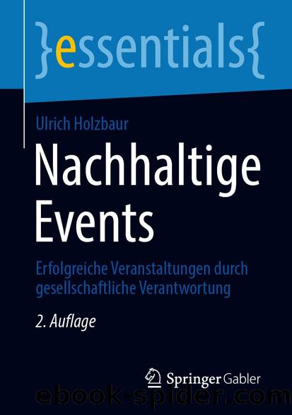 Nachhaltige Events by Ulrich Holzbaur