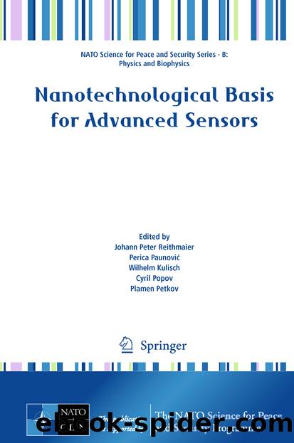 Nanotechnological Basis for Advanced Sensors by Johann Peter Reithmaier Perica Paunovic Wilhelm Kulisch Cyril Popov & Plamen Petkov