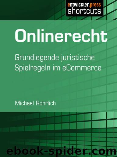 Onlinerecht by Michael Rohrlich