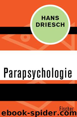 Parapsychologie by Hans Driesch