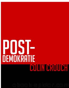 Postdemokratie by Colin Crouch