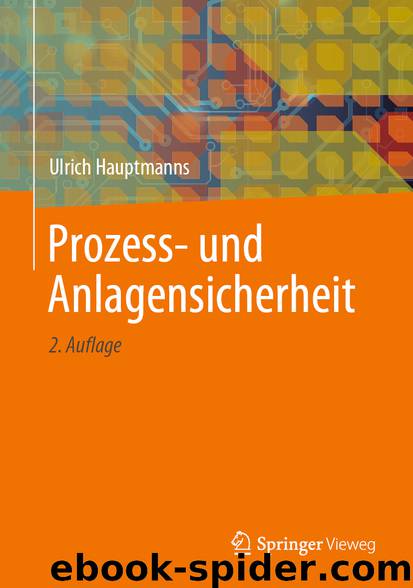 Prozess- und Anlagensicherheit by Ulrich Hauptmanns