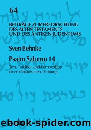 Psalm Salomo 14 by Sven Behnke;