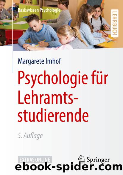 Psychologie fÃ¼r Lehramtsstudierende by Margarete Imhof
