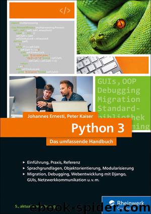 Python 3 by Johannes Ernesti Peter Kaiser