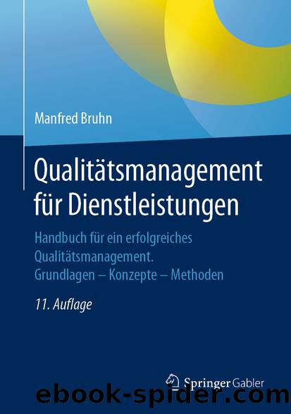 Qualitätsmanagement für Dienstleistungen by Manfred Bruhn